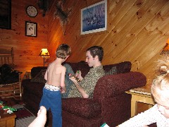 Jacob Wheeler; Ben Dorrough; joint biirthday party at Moose Lodge