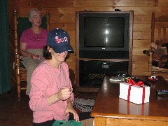 Ruth Bennett McDougal Dorrough; Katherine (Kat) McDougal Wheeler McCandless; joint biirthday party at Moose Lodge