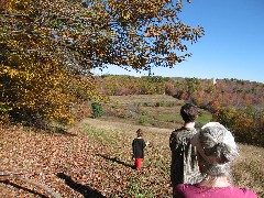 Jacob Wheeler; Ben Dorrough; Ruth Bennett McDougal Dorrough; hiking near Moose Lodge