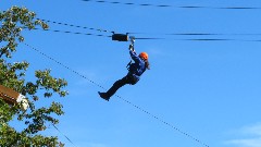 Zipline; Bristol Mountain Ski Resort