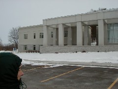 Ruth Bennett McDougal Dorrough; Mormon tabernacle in Palmyra