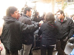 Chile airport arrival