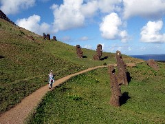Ruth Bennett McDougal Dorrough; Easter Island; Rano Raraku