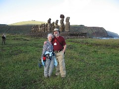 Ruth Bennett McDougal Dorrough; Dan Dorrough; Easter Island; Ahu Tongariki