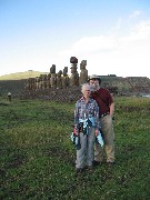 Ruth Bennett McDougal Dorrough; Dan Dorrough; Easter Island; Ahu Tongariki