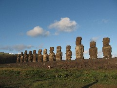 Easter Island; Ahu Tongariki