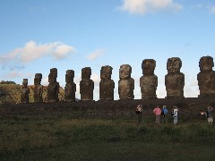 Easter Island; Ahu Tongariki
