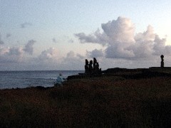 moai; before Sunrise