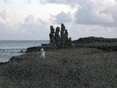 moai; before Sunrise