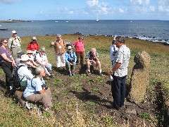 Brigid Mulloy; Sergio Rapu; Tahai; Easter Island