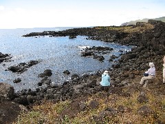 Easter Island; Ahu Te Pito Kura