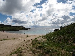 Easter Island; Anakena Beach
