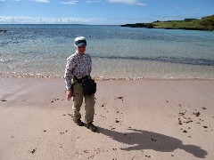 Ruth Bennett McDougal Dorrough; Easter Island; Anakena Beach
