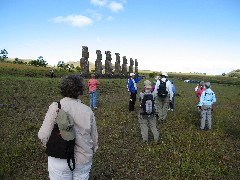 Easter Island; Ahu Akivi