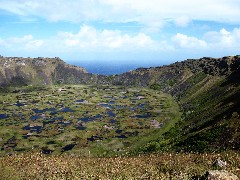 Easter Island; Rano Kau crater