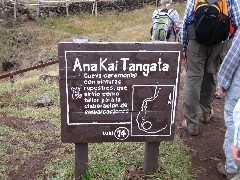 Easter Island; Orongo; Hike; AnaKai Tangata Cave