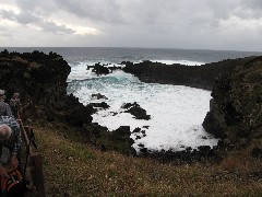 Easter Island; Orongo; Hike; AnaKai Tangata Cave