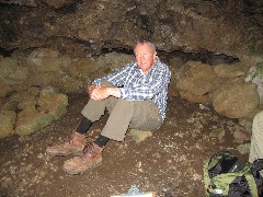 Ron Wise; Easter Island; Elder Hostel Service Work; Cave