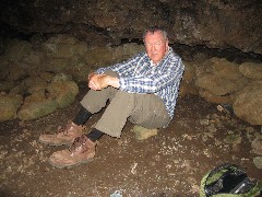 Ron Wise; Easter Island; Elder Hostel Service Work; Cave