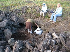 Ruth Bennett McDougal Dorrough; Anna Walker; Easter Island; Elder Hostel Service Work; Our Cave