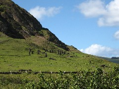 Easter Island; Elder Hostel Service Work; Rano Raraku Moai