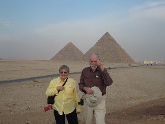 Kathleen Gordon; Don Overton; Trips; Egypt; pyramids