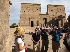 Djenane Batanouni; Patti Heien; Helen Moran; Philae Temple; Trips; Egypt