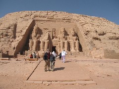 Dan Dorrough; Ruth Bennett McDougal Dorrough; Trips; Egypt; Abu Simbel