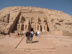 Dan Dorrough; Ruth Bennett McDougal Dorrough; Trips; Egypt; Abu Simbel