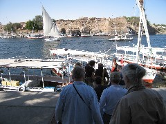 Trips; Egypt; Lunch Basma Outdoor Restaurant; Boat Ride Basma Restaurant