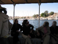 Trips; Egypt; Lunch Basma Outdoor Restaurant; Boat Ride Basma Restaurant