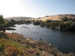 Trips; Egypt; View of Nile from Basma Outdoor Restaurant