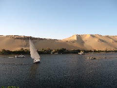 Trips; Egypt; Nile River from the Botanical Gardens
