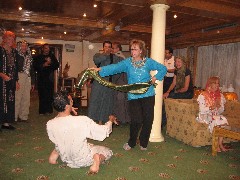 Barbara Gottfried; Trips; Egypt; Galabeya Party