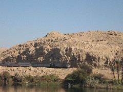 Trips; Egypt; Nile River Scenes; train