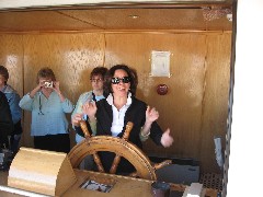 Alexandra Miller; Patti Heien; Trips; Egypt; Nile River Lock Esna