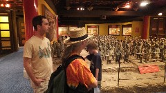 Ben Dorrough; Ruth Bennett McDougal Dorrough; Jacob Wheeler; Tomb Warriors Exhibit; EPCOT Disneyworld Orlando Florida