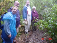 Metti Irene Dahl; ; Dan Dorrough; Ruth Bennett McDougal Dorrough; guide; Trips Hawaii Valleys Waterfalls tour