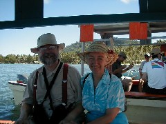 Dan Dorrough; Ruth Bennett McDougal Dorrough; Chuuk Micronesia Trips