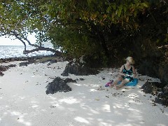Micronesia Pohnpei Trips Village ocean beach;