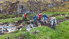 Gr�a M�sd�ttir; John Webb; Judi Ratner; Hermann; Randy Ratner; Elizabeth Lemersal; Iceland group; Stykkisholmur, Iceland, IS