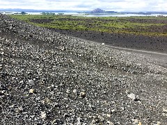 Hverfjall crater, Iceland, IS