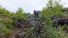 Hverfjall crater, Iceland, IS