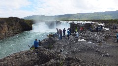 Godafoss Waterfall, Iceland, IS