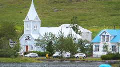 church; Iceland; Seydisfjordur