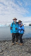 Dan Dorrough; Ruth Bennett McDougal Dorrough; Jokulsarlon Glacier Lagoon; Iceland, IS