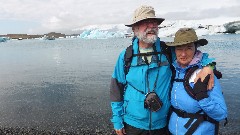 Dan Dorrough; Ruth Bennett McDougal Dorrough; Jokulsarlon Glacier Lagoon; Iceland, IS