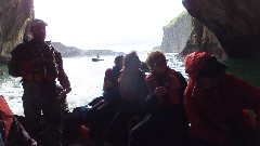 Zodiac trip; Vestmannaeyjar Heimaey Iceland, IS