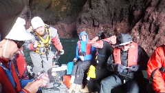 zodiac trip; Vestmannaeyjar Bjarrnarey Iceland, IS