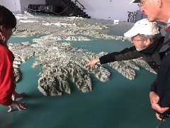 relief map; Gr�a M�sd�ttir; Steve Sickels; David Drury; City Hall Reykjavik Iceland, IS